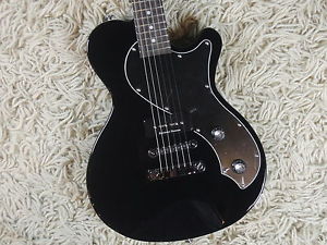 FGN J-Standard Flame Flattop P90 Black E-Gitarre Auslaufmodell Discontinued NEW