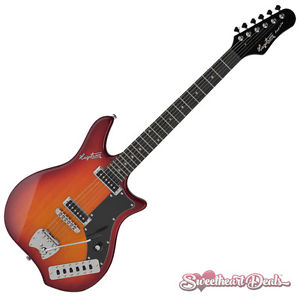 Hagstrom Retroscape Impala Electric Guitar - Cherry Sunburst