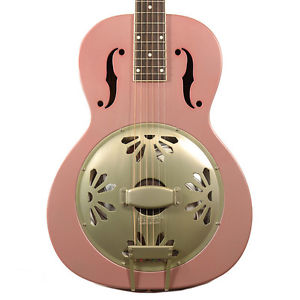 GRETSCH G9202 HONEYDIPPER SPECIAL CACTUS FLOWER RESONATOR GUITAR  ROUND NECK