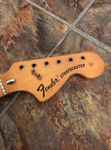 Vintage 1972 1973 Fender Stratocaster Fullerton Original Maple Guitar Neck