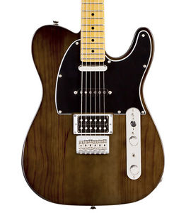 Fender Modern Player Telecaster Plus, Carbón Transparente, Arce (NUEVO)