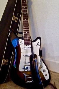 Vox Spitfire Electric Guitar 1966 w/OHSC & Orginal Vox Strap (Phantom) (Airline)