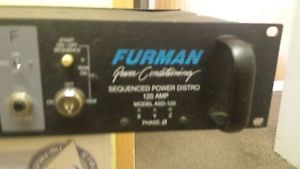 Furman sequenced power distro distribution model ASD-120 120 amp