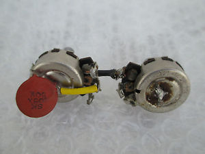 1963 FENDER JAZZ BASS USA POTS