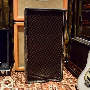 Vintage 1965 Vox JMI AC100 T100 2x15 Celestion T1109 McCartney Bass Cabinet