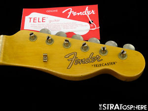 Fender Custom Shop Postmodern Relic Telecaster NECK+ TUNERS Tele Maple Modern C