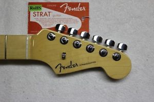 NEW Fender American Elite Strat Neck & Locking Tuners USA Stratocaster Maple