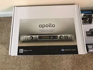 universal audio apollo quad W/ Thunderbolt Card, Furman PL-Plus C, Gator Bag.