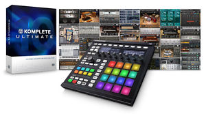 Native Instruments Maschine MK2, Black, and Komplete 10 Ultimate Bundle