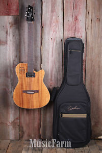 Godin A6 Ultra Koa HG Chambered Body Acoustic Electric Guitar Koa Top w Gig Bag