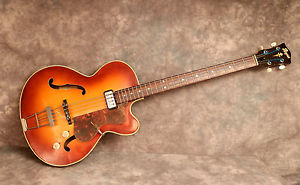1964 HOFNER SENATOR BASS - CHERRY SUNBURST - ANDY BAXTER BASS