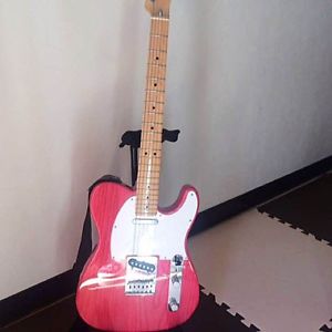 Excellent! Fender Japan TL-Modern Classic Quattro Telecaster Guitar Pink Limited