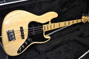 Fender American Deluxe Jazz Bass N3 Ash NAT/M Electric Bass Guitar Free shipping