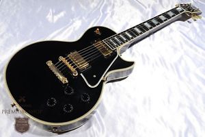 Gibson 2009 Historic 1957 Les Paul Custom Black  Electric Guitar Free shipping