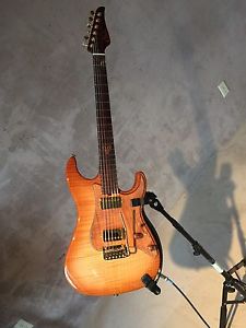 Rare Suhr Standard Limited - One Piece Flame Maple Chambered Body