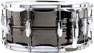 LB417K Black Beauty Hammered 6.5x14 Snare Drum NEW A-Stock Ludwig Brass Shell