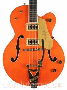 Gretsch G6120 Chet Atkins Electric Guitar, Orange (Pre-Owned)