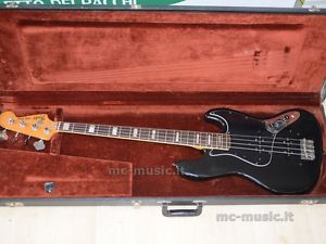 FENDER JAZZ BASS 1978 BLACK W/OHSC ROSEWOOD BLOCK INLAYS BASSO ELETTRICO WW SH
