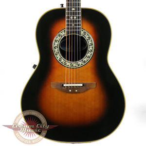 VINTAGE OVATION LEGEND 1717 DREADNOUGHT ACOUSTIC ELECTRIC GUITAR MADE IN USA