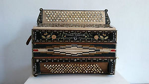 FISARMONICA cromatica accordion acordeón 120 bassi stradella Paolo Rogledi