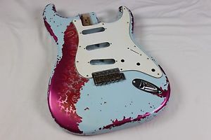 MJT Official Custom Vintage Aged Nitro Guitar Body By Mark Jenny Paisley VTS