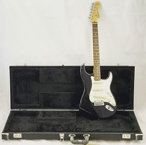 Fender American Standard USA 2013 Stratocaster Electric Guitar - Black Strat