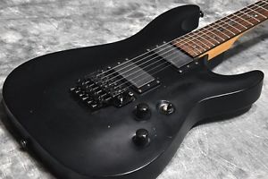 SCHECTER Diamond Series Damien-6 Floyd Rose Black Matte Electric Guitar
