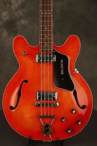 1960's Baldwin 704 hollow body BASS Cherry made in ITALY!!!