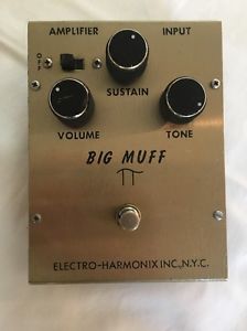 Electro-Harmonix Triangle Big Muff Pi Fuzz V1 USA CTS 1377234 Pots NICE Vintage