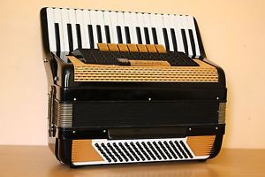 Scandalli Vintage LMM Accordion 96 bass Akkordeon Fisarmonica Black
