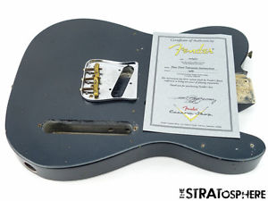 Fender Custom Shop Postmodern Relic Telecaster BODY + HARDWARE Tele Charcoal