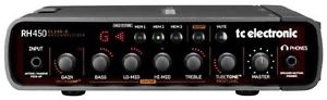 TC Electronic RH450 450W Bass Amp Head with TubeTone, SpectraComp, Onboard Tuner