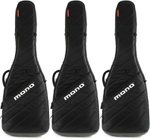 MONO Vertigo Electric Bass Hybrid Gig Bag - Black (3-pack) Value Bundle