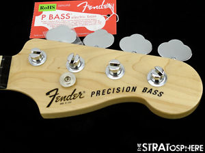 Fender USA Tony Franklin Precision Fretless Precision P BASS NECK & TUNERS Ebony