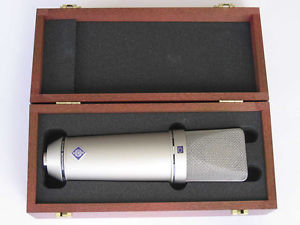 DEALER DEMO Neumann U87Ai Condenser Mic in Woodbox: a U87i w/Lower Noise!!