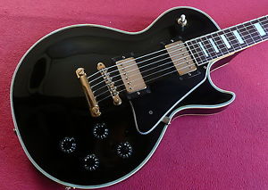 Orville Les Paul Custom Black made for Gibson USA 1989