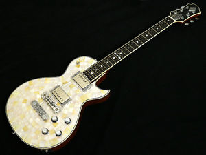 Zemaitis S22ST GOLD & WHITE, Made in Japan Electric guitar, RARE!! F0385