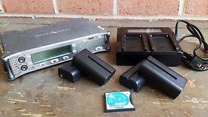 Sound Devices 744T Recorder w/ Extra Batteries, External Battery, CF/SD Adapter
