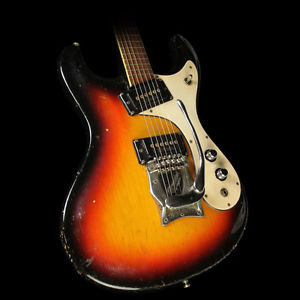 Used 1964 Mosrite The Ventures Vibramute Model Electric Guitar Sunburst