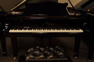 STEINWAY & SONS [Hamburg Germany] - Model O - 5'10" Ebony Gloss Grand Piano