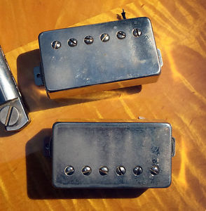 GIL YARON PAF DOUBLE CREAM HUMBUCKER PICKUP SET - AGED COVERS! - NEW!