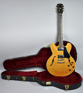 1982 Gibson ES-335 Dot Reissue Shaw Pickup Natural Electric Guitar USA w/OHSC