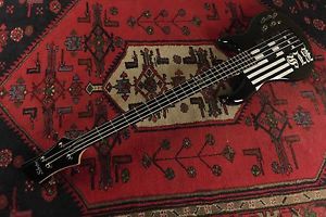 Schecter JD Deservio Bass Gloss Black w/ BLS Distressed Flag *NEW* + GIG BAG!