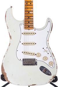 2016 Fender Custom Shop '69 Reissue Heavy Relic Stratocaster Olympic White 1969