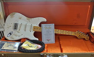 Fender ´56 Stratocaster, heavy relic, vintage white, Custom Shop