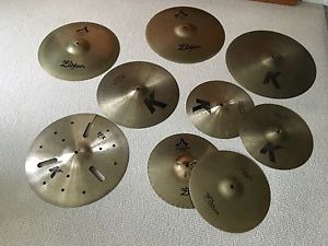 Zildjian cymbals for sale! Great deal, everything must go!!