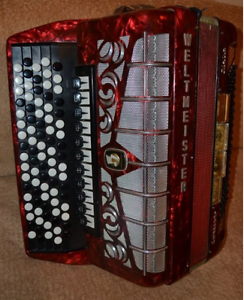 Weltmeister Camerano 120 bass button stepped accordion- worldwide