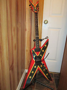 Dean Dimebag Dixie Rebel Electric Guitar W/Hardshell Case