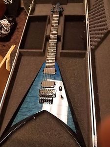Ran Customs Invader 6 string electric guitar Blue