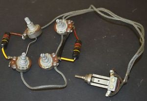 Vintage 1958 Gibson Control Harness Pots Caps Les Paul Standard Burst ES 1959